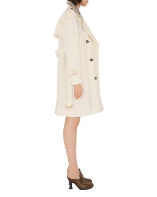 Mid-length Check Collar Castleford Trench Coat