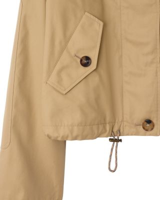  Short Gabardine Parka