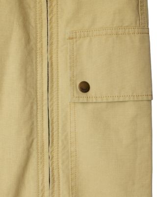 Cotton Linen Zip Trousers
