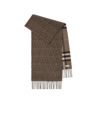  Reversible B Shield Cashmere Scarf