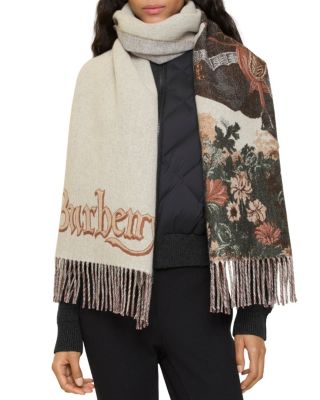  Stallion Portrait Cashmere Scarf