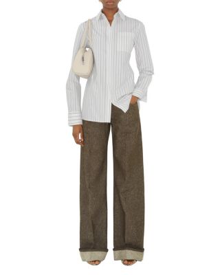 Regular Fit Striped Cotton Shirt