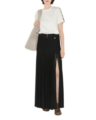 Check Trim Cotton T-shirt