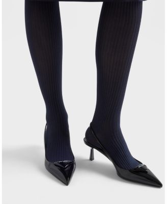  Women's Patent Leather Slingback Pumps