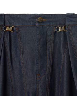  Panelled Denim Trousers
