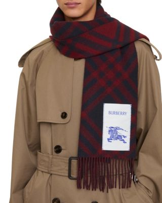 Check Cashmere Scarf