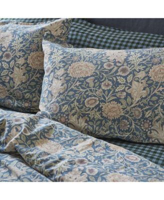 Morris & Co Double Bough Linen Blend Pillowcase Pair