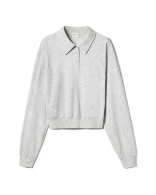  SILKERRY Oversized Heirloom '89 Polo Collar Sweatshirt