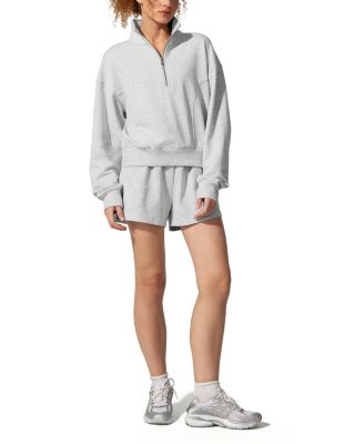  SILKERRY Oversized Heirloom '89 Stand Collar Half-Zip Pullover
