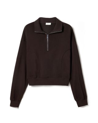  SILKERRY Oversized Heirloom '89 Stand Collar Half-Zip Pullover