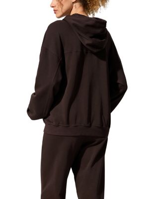  SILKERRY Oversized Seamflow Verge Full-Length Front Zip Hoodie