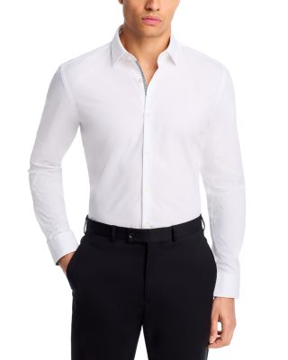 Jason Slim Fit Long Sleeve Cotton Dress Shirt