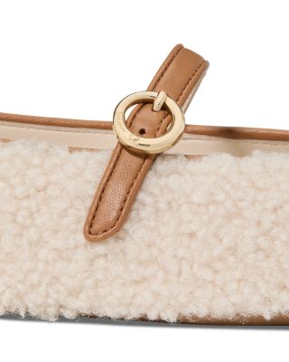 Women's Halo Shearling Mary Jane Flats