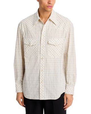 Western Check Snap Button Shirt
