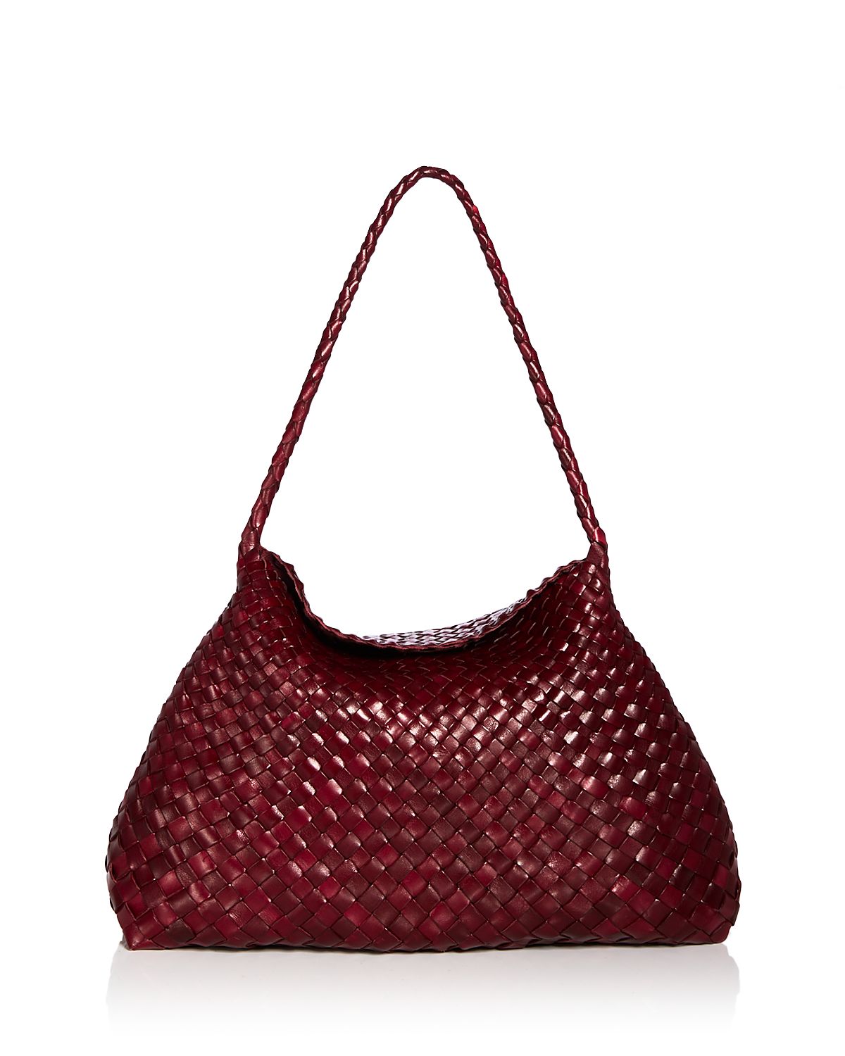 Dragon Diffusion Santa Maria Woven Leather Shoulder Bag