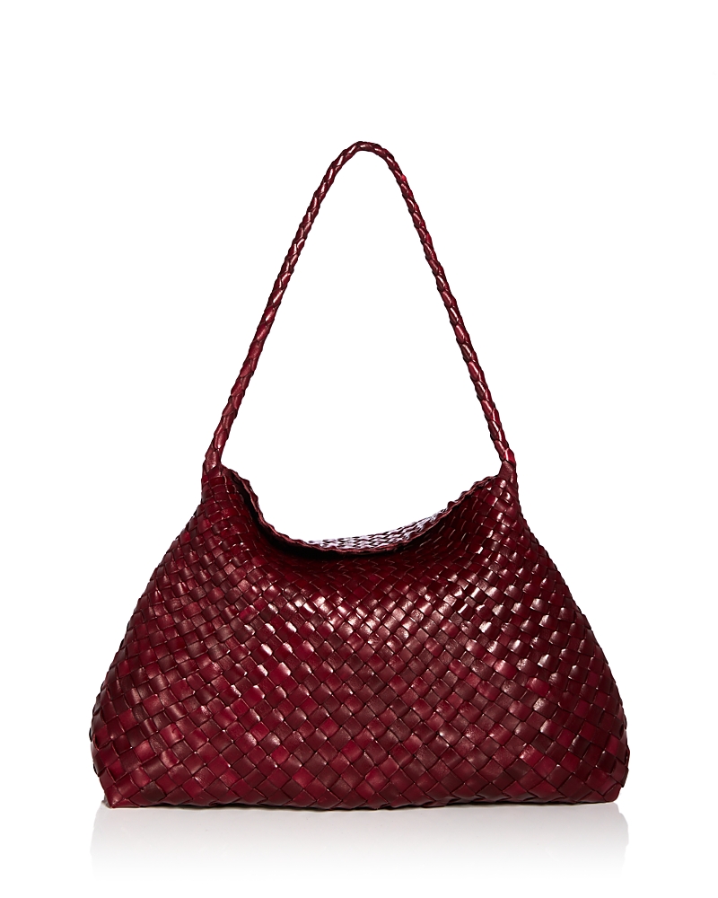 Dragon Diffusion Santa Maria Woven Leather Shoulder Bag