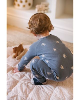 Unisex Starry Midnight Ribbed Footless Sleeper - Baby