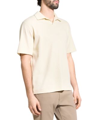 Short Sleeve Ribbed Polo Shirt