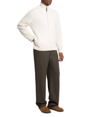 Long Sleeve Relaxed Fit Wool Turtle Neck Sweater