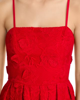 Rose Lace Midi Dress - Exclusive