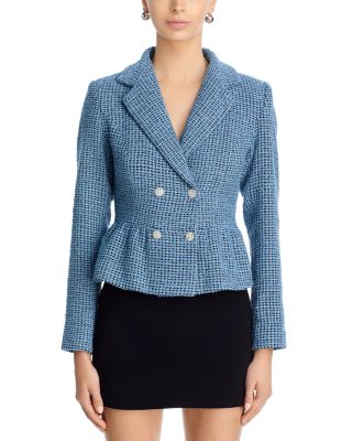 Tweed Flounce Blazer - Exclusive