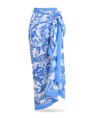 Maribel Baroque Pareo Swim Cover-Up 