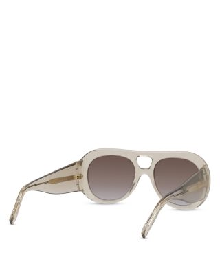 Bold Round Sunglasses, 53mm