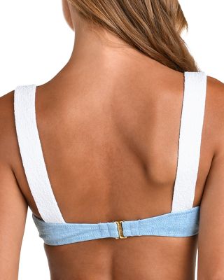 Alexandria Color Blocked Bikini Top & Jean Color Blocked Bikini Bottom