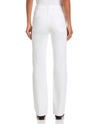 The Kick It High Rise Straight Jeans in Totally Innocent