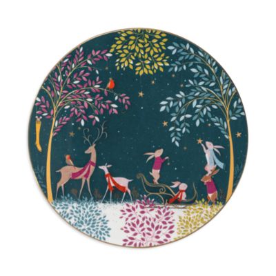 Sara Miller Woodland Tales Serving Plate, Deer Robin