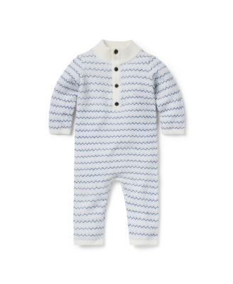 Boys' Striped Knit One-Piece - Baby