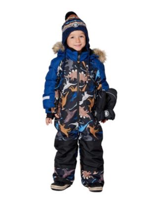  Unisex One-Piece Dinosaur Play Snowsuit