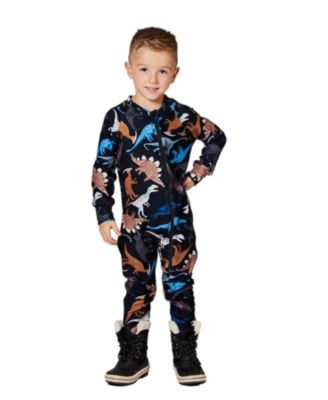  Unisex One-Piece Dinosaur Thermal Underwear