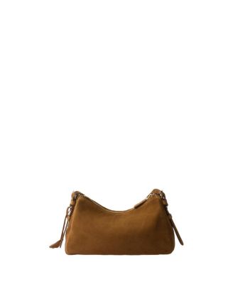  Aimee Medium Suede Shoulder Bag