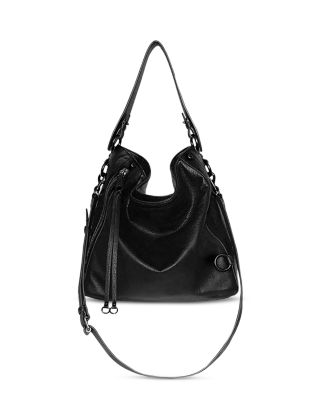 M.A.B. Leather Hobo Bag