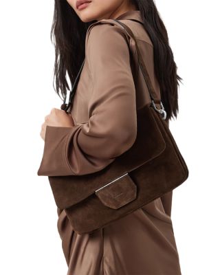 Ondine Medium Suede Shoulder Bag