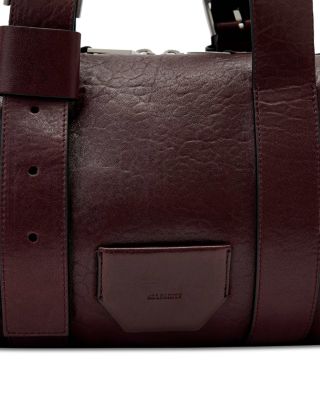 Ares Grained Leather Shoulder Bag