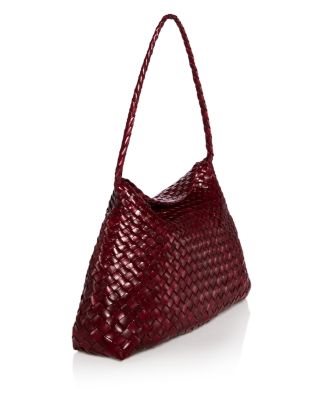 Santa Maria Woven Leather Shoulder Bag