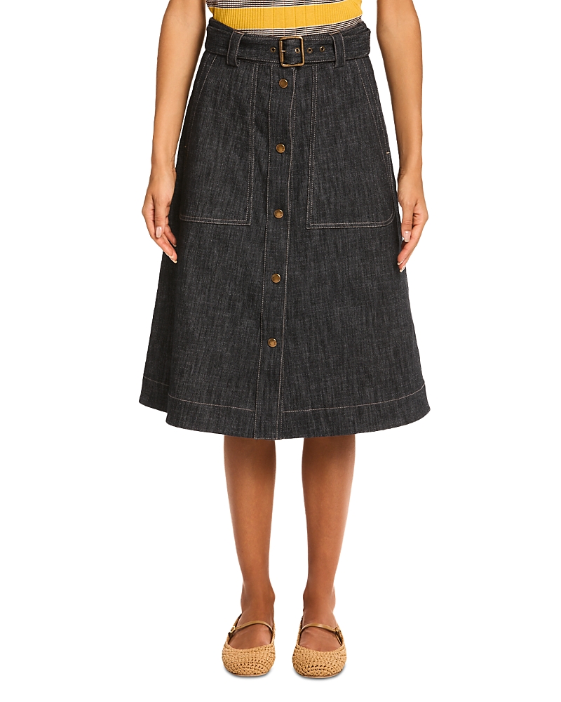 Moncler Belted Midi Skirt