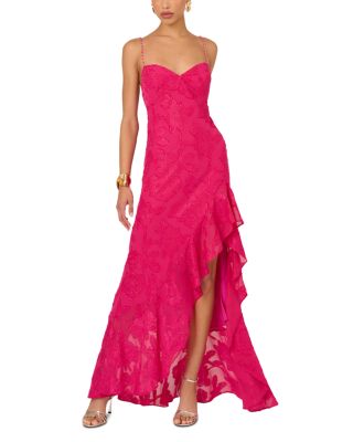 Clipped Jacquard Dress