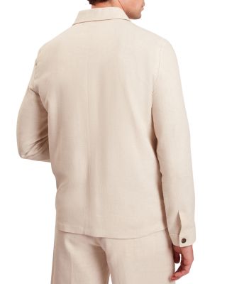 Ashleyj Linen Blend Harrington Jacket