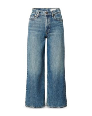 Andi Wide Leg Ankle Jeans in Declan