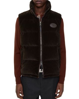Corduroy Puffer Gilet