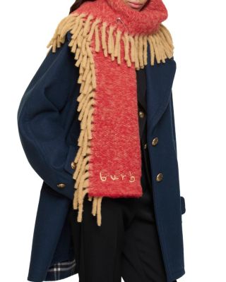 Alpaca Wool Blend Happy Scarf