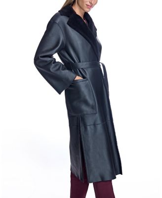 Shearling Lamb Wrap Coat