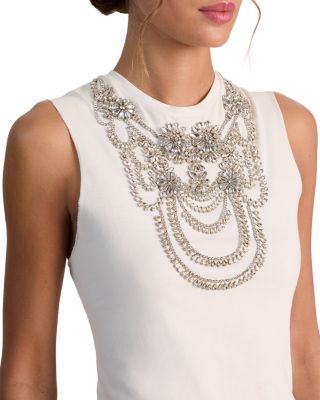 Dede Rhinestone Embellished Tank Top