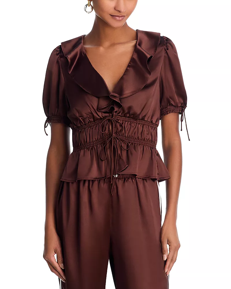 Wayf Bambi Ruffle Top