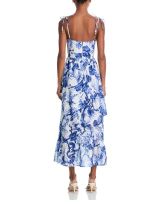 Sleeveless Floral Midi Dress - Exclusive