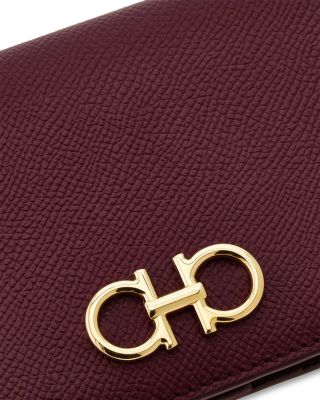 Gancini Leather Continental Wallet 