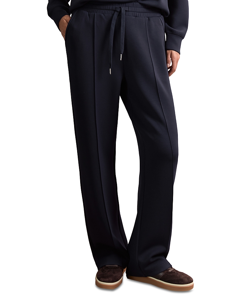 Reiss Jemma Wide Leg Joggers In Blue